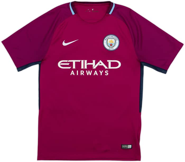 2017-18 Manchester City Away Shirt Kun Aguero #10 - 8/10 - (S)
