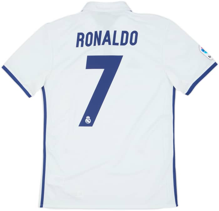 2016-17 Real Madrid Home Shirt Ronaldo #7 - 7/10 - (S)