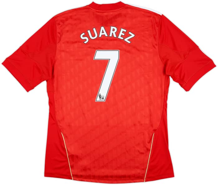 2010-12 Liverpool Home Shirt Suarez #7 - 7/10 - (L)