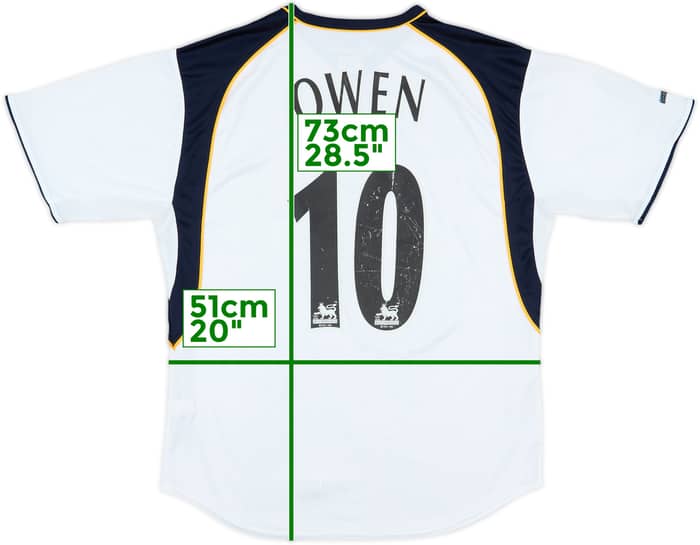 2001-03 Liverpool Away Shirt Owen #10 - 6/10 - (M)