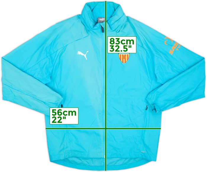 2020-21 Valencia Puma Hooded Rain Jacket - 4/10 - (L)