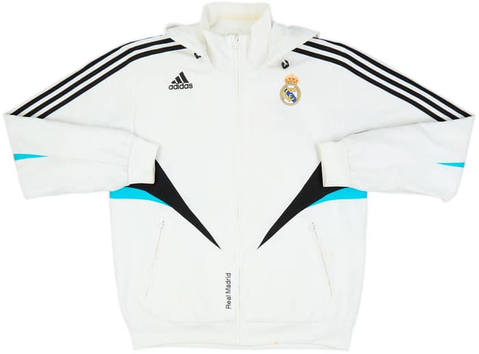 2008-09 Real Madrid adidas Hooded Track Jacket - 5/10 - (L)