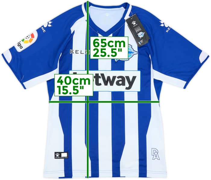 2018-19 Alaves Home Shirt (XS)
