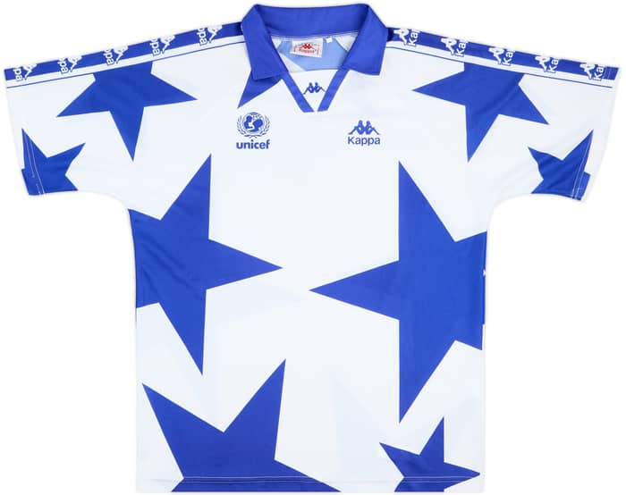 1995 Unicef European All Stars Shirt #2 - 5/10 - (L)