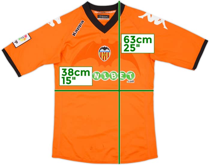 2010-11 Valencia Away Shirt - 5/10 - (XL.Boys)