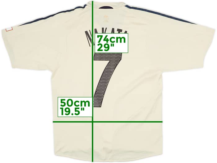 2004-06 Japan Away Shirt Nakata #7 - 8/10 - (M)