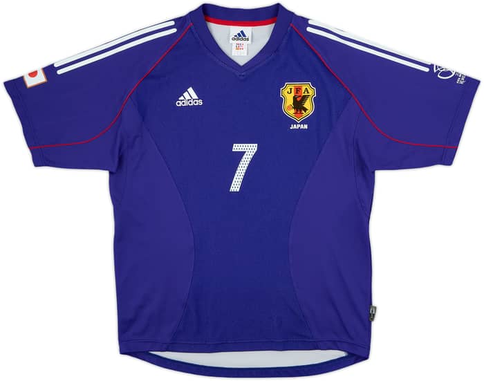2002-04 Japan Home Shirt Nakata #7 - 8/10 - (L)