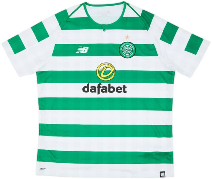 2018-19 Celtic Home Shirt - 8/10 - (XL)