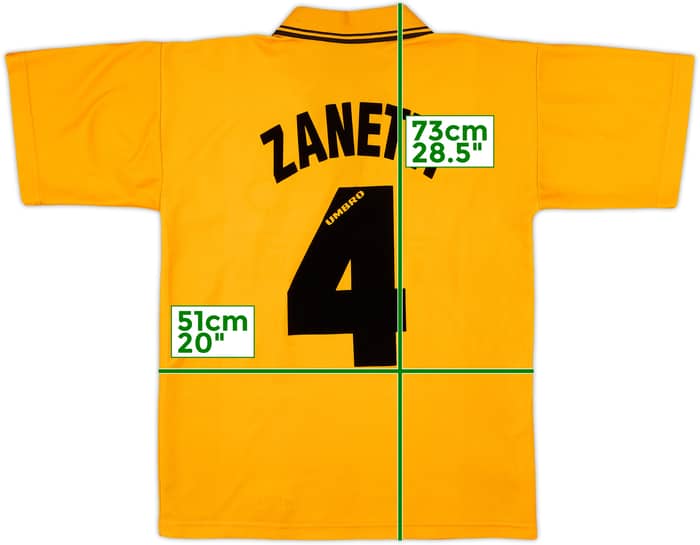 1996-97 Inter Milan Third Shirt Zanetti #4 - 9/10 - (S)