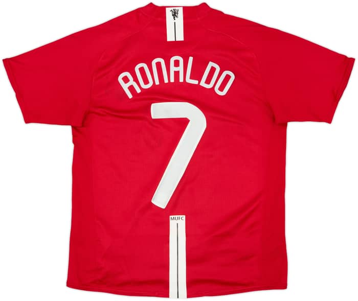 2007-09 Manchester United Home Shirt Ronaldo #7 - 5/10 - (M)