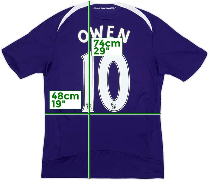2008-09 Newcastle Away Shirt Owen #10 - 7/10 - (S)