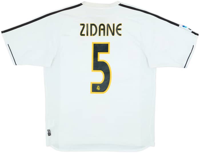 2003-04 Real Madrid Home Shirt Zidane #5 - 6/10 - (M)
