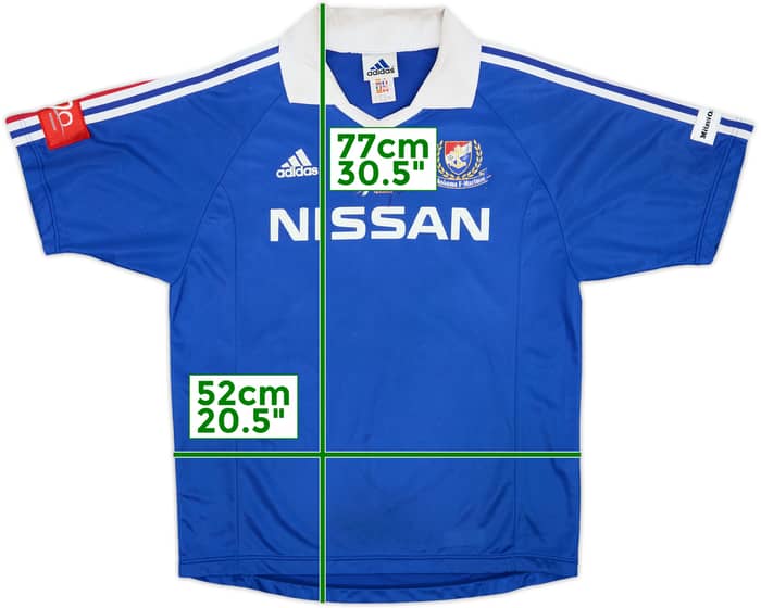 1999 Yokohama Marinos adidas Training Shirt - 6/10 - (L)