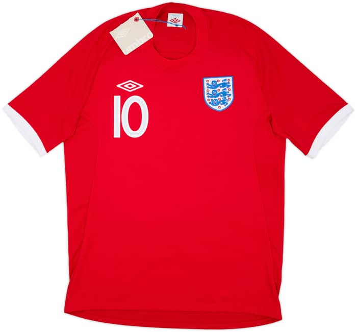 2010-11 England Away Shirt Rooney #10 (L)