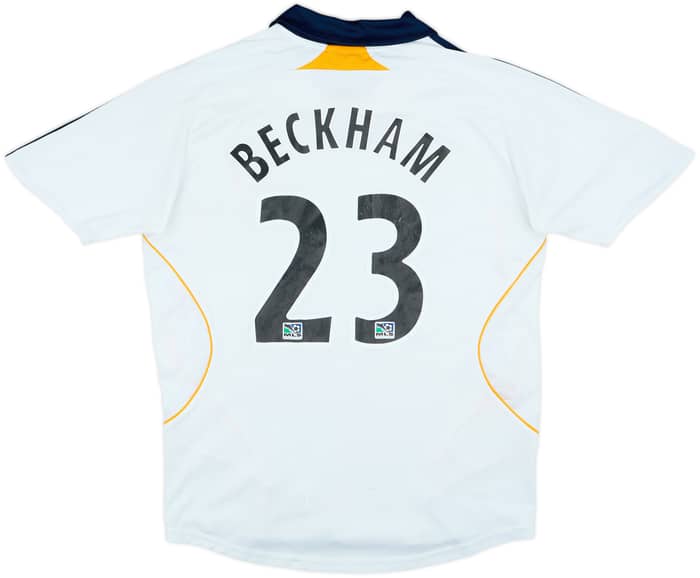 2007-08 LA Galaxy Home Shirt Beckham #23 - 7/10 - (M)