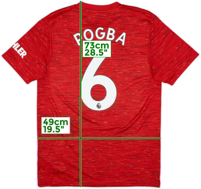 2020-21 Manchester United Home Shirt Pogba #6 - 10/10 - (M)