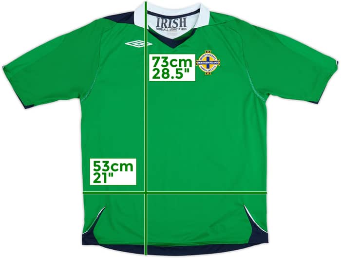 2006-08 Northern Ireland Home Shirt - 5/10 - (M)