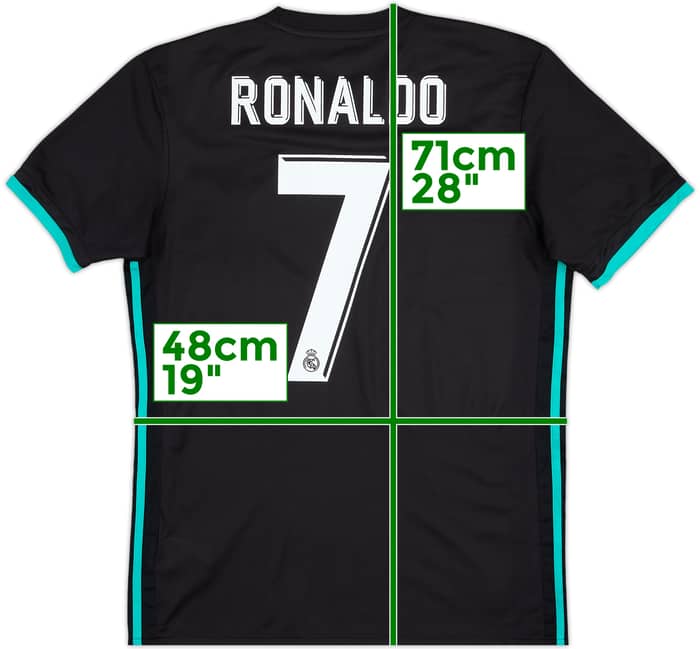 2017-18 Real Madrid Away Shirt Ronaldo #7 - 8/10 - (M)