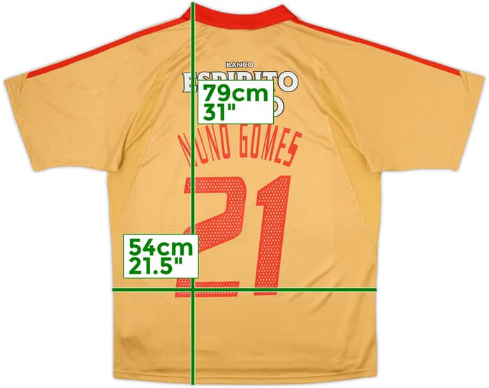 2004-05 Benfica Third Shirt Nuno Gomes #21 - 7/10 - (M)