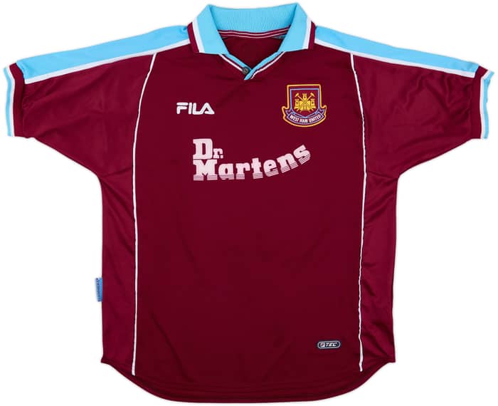 1999-01 West Ham Home Shirt Suker #9 - 8/10 - (XL)