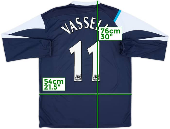 2005-06 Manchester City Away L/S Shirt Vassell #11 - 6/10 - (L)
