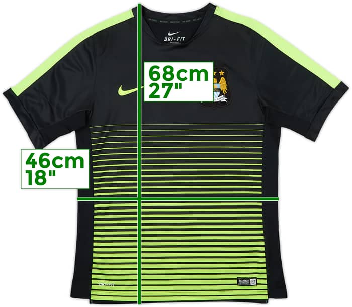 2014-15 Manchester City Nike Training Shirt - 9/10 - (M)