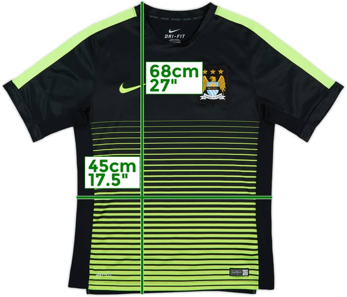 2014-15 Manchester City Nike Training Shirt - 7/10 - (M)