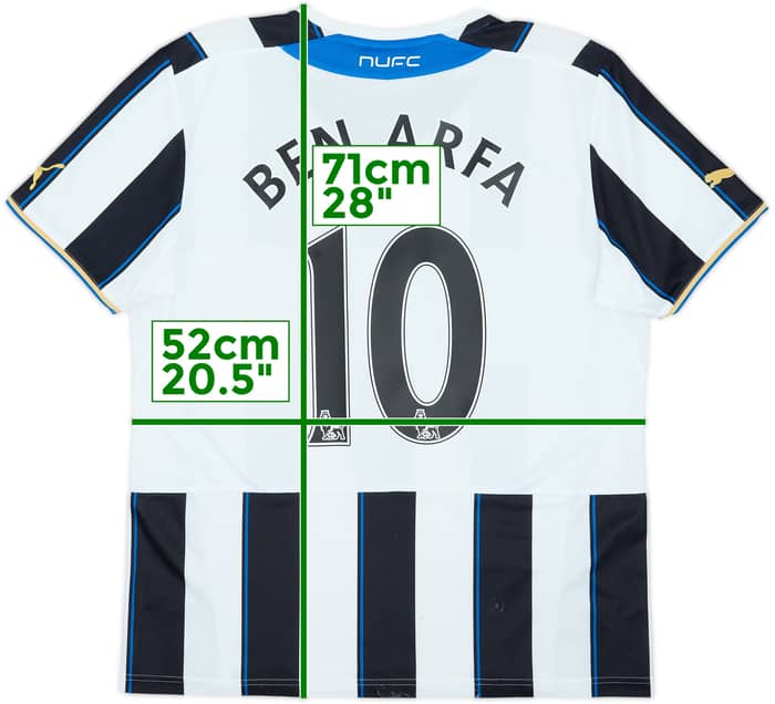 2013-14 Newcastle Home Shirt Ben Arfa #10 - 7/10 - (M)