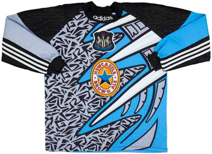 1995-96 Newcastle GK Shirt Hislop #15 - 8/10 - (M)