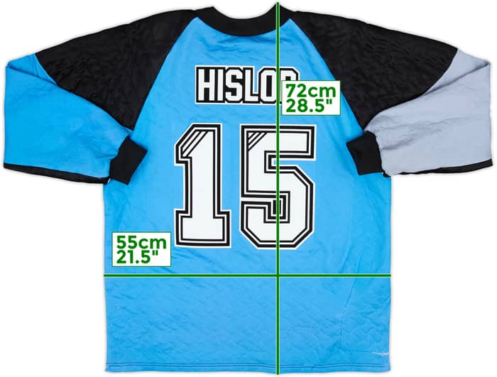 1995-96 Newcastle GK Shirt Hislop #15 - 8/10 - (M)