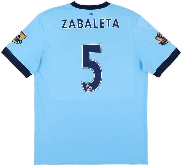 2014-15 Manchester City Home Shirt Zabaleta #5 - 8/10 - (XL)