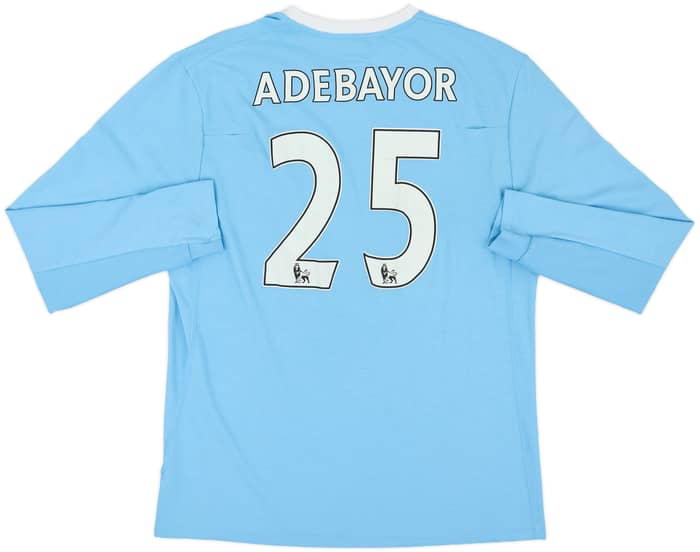 2009-10 Manchester City Home L/S Shirt Adebayor #25 - 6/10 - (L)
