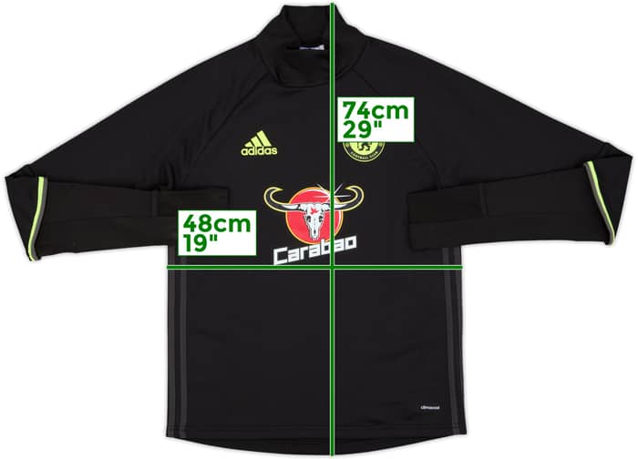 2016-17 Chelsea adidas 1/4 Zip Training Top - 7/10 - (S)