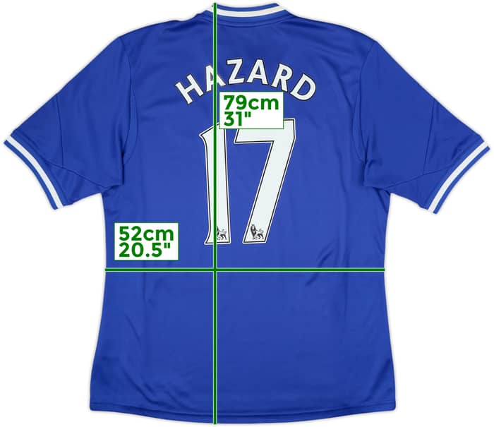 2013-14 Chelsea Camiseta de Local Hazard #17 - 7/10 - (L)