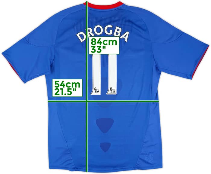 2010-11 Chelsea Home Shirt Drogba #11 - 8/10 - (L)