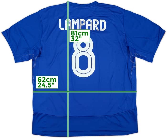 2005-06 Chelsea Centenary Home Shirt Lampard #8 (XXL)