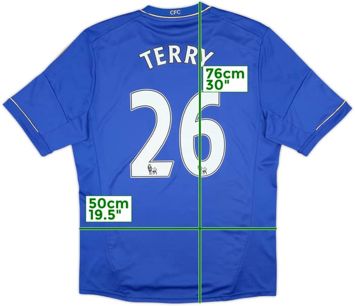 2012-13 Chelsea Home Shirt Terry #26 - 8/10 - (L)