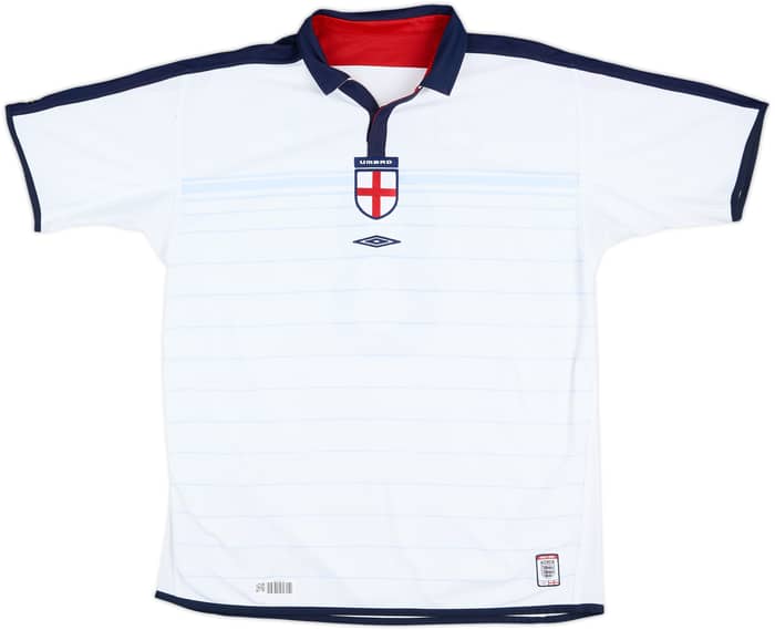 2003-05 England Home Shirt Scholes #8