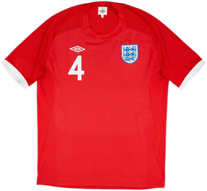 2010-11 England Away Shirt Gerrard #4 - 8/10 - (L)