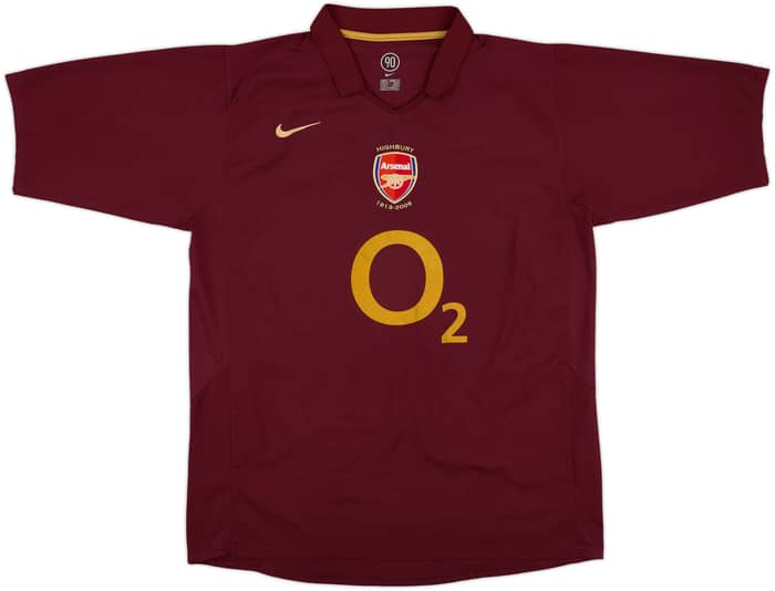 2005-06 Arsenal Home Shirt Bergkamp #10 - 10/10 - (XL)