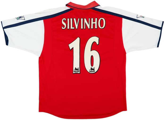 2000-02 Arsenal Home Shirt Silvinho #16 - 6/10 - (L)