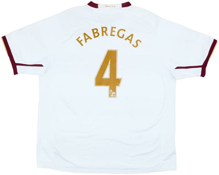 2007-08 Arsenal Away Shirt Fabregas #4 - 8/10 - (XXL)