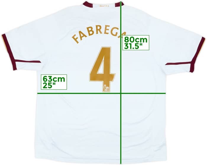 2007-08 Arsenal Away Shirt Fabregas #4 - 8/10 - (XXL)