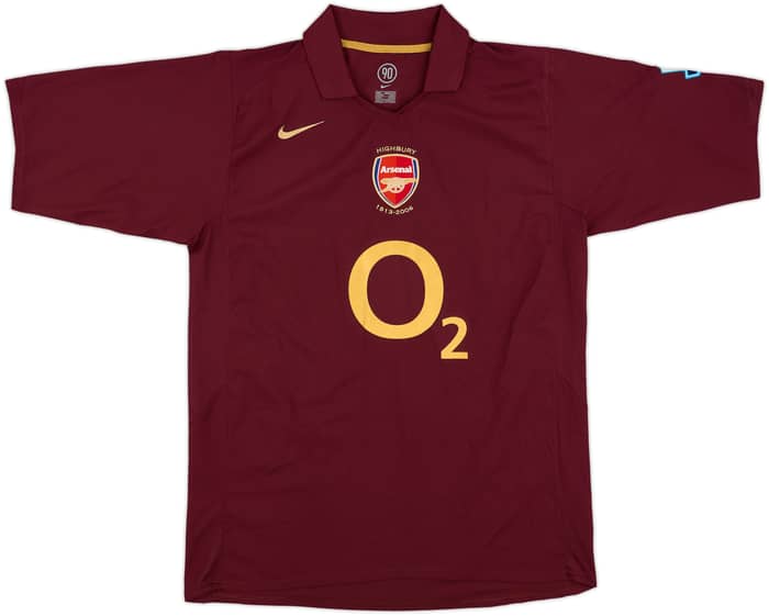 2005-06 Arsenal Home Shirt Henry #14 - 10/10 - (L)
