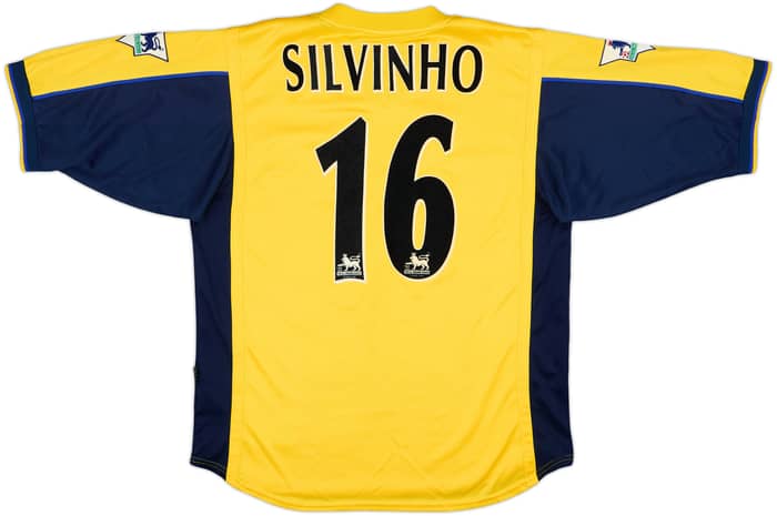 1999-01 Arsenal Away Shirt Silvinho #16 - 8/10 - (L)
