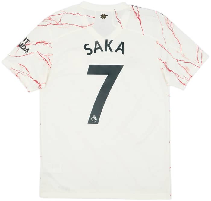 2020-21 Arsenal Away Shirt Saka #7 - 8/10 - (M)