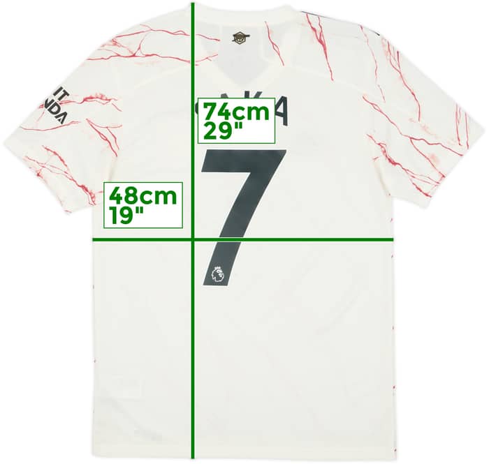 2020-21 Arsenal Away Shirt Saka #7 - 8/10 - (M)