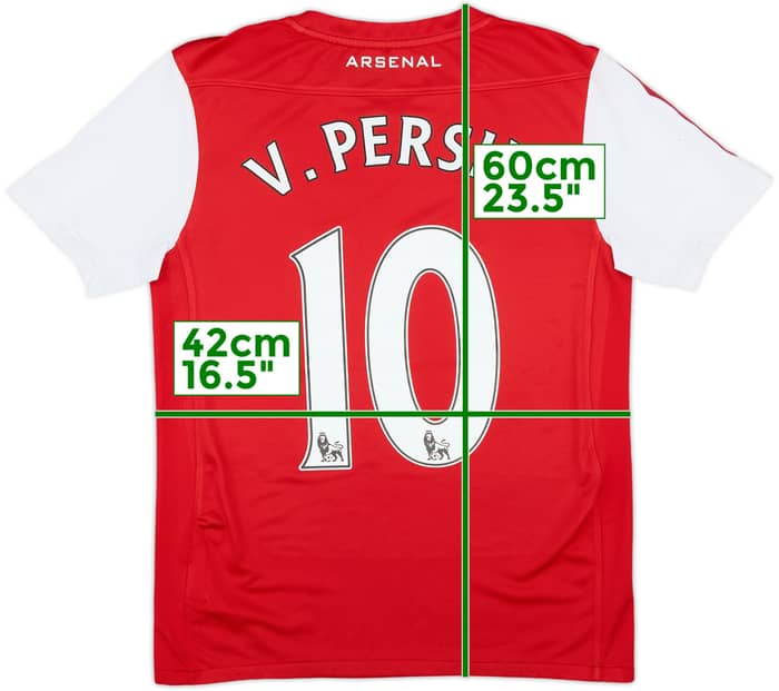 2011-12 Arsenal Home Shirt v.Persie #10 - 8/10 - (L.Boys)