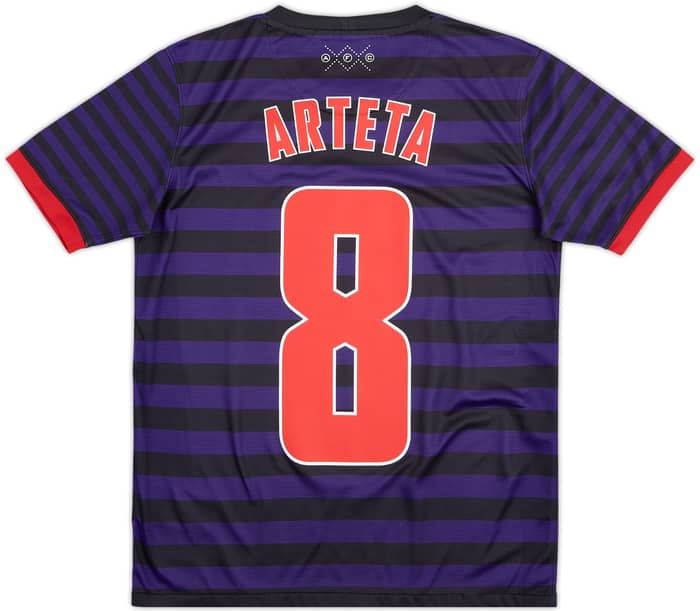 2012-13 Arsenal Away Shirt Arteta #8 - 8/10 - (L.Boys)