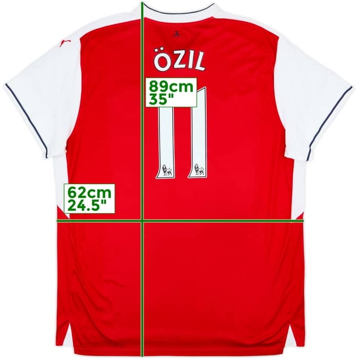 2016-17 Arsenal Home Shirt Ozil #11 - 8/10 - (3XL)